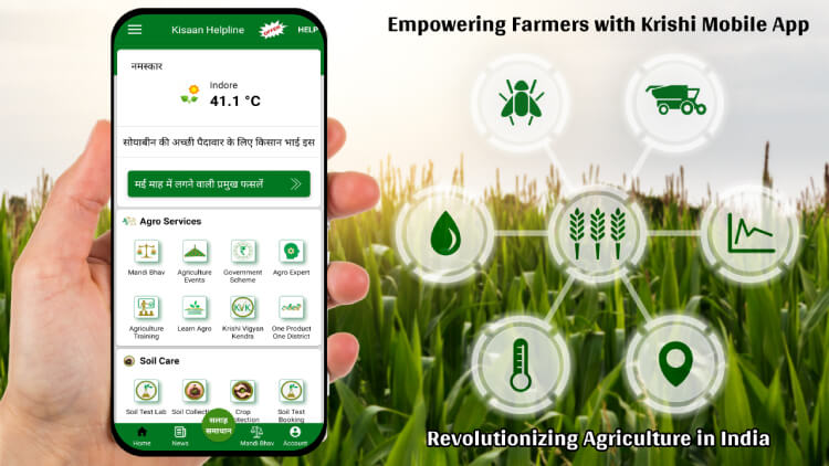Empowering Farmers with Krishi Mobile App - Revolutionizing Agriculture in India